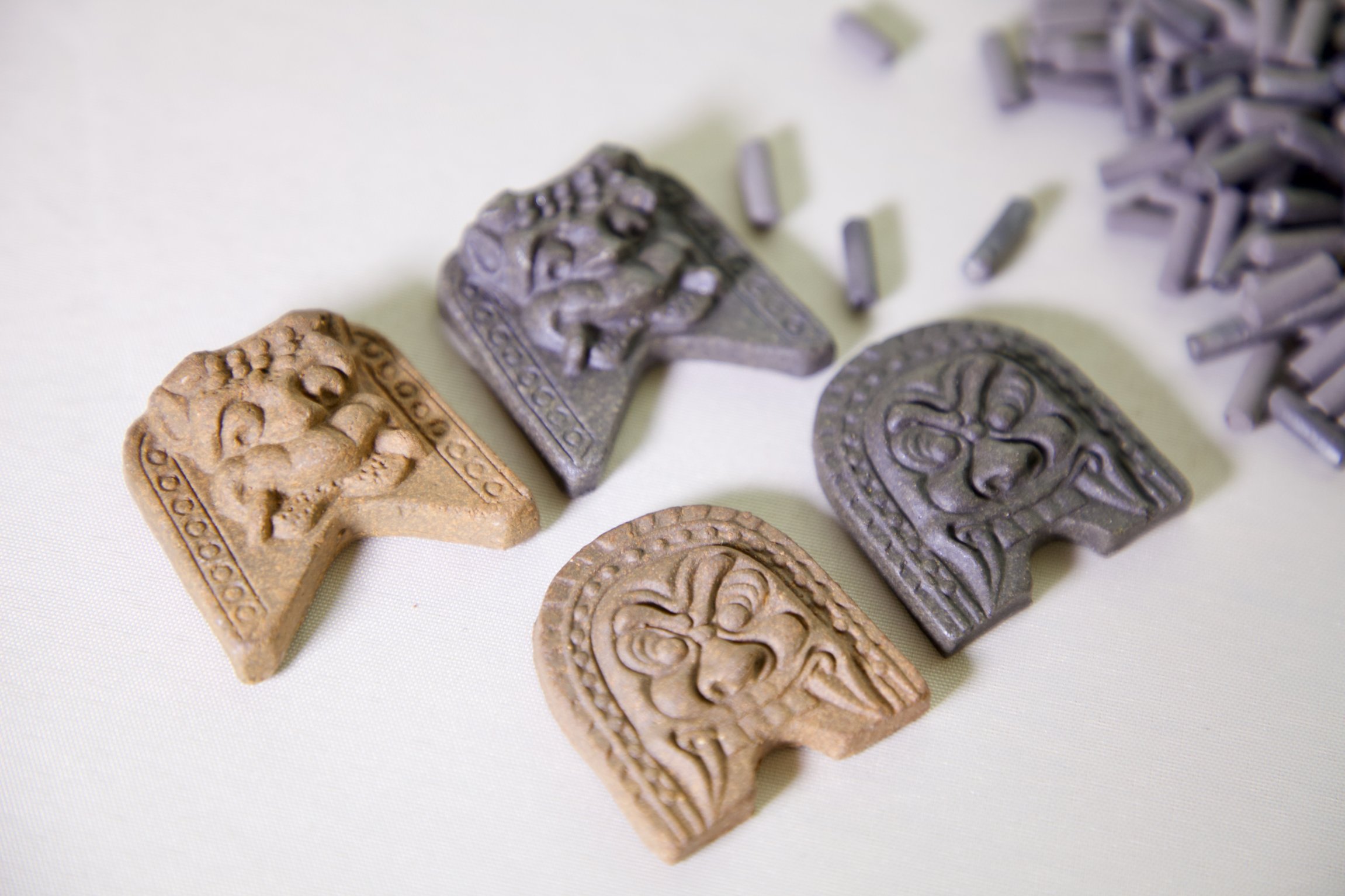 Oni-Kawara amulet 4pieces